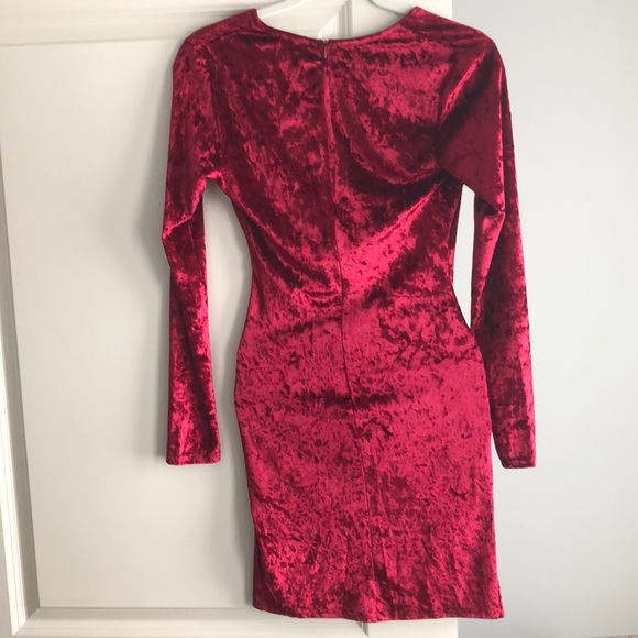 SHEIN Velvet Dress - Picture 4 of 4